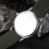 Quartz Field Watch Nylon Strap Military Style Date Luminous - Tophatter Daily Deals