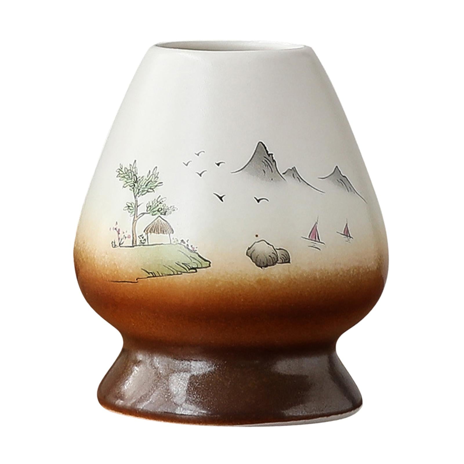 Matcha Whisk Stand Handcrafted Ceramic Holder Tea Ceremony - Tophatter Daily Deals