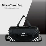 Waterproof Ultralight Bag Sports Travel Black Duffel Bags - Tophatter Daily Deals