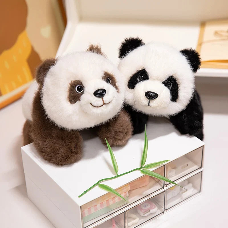 Realistic Weighted Baby Panda Plush Doll Christmas Gift - Tophatter Daily Deals