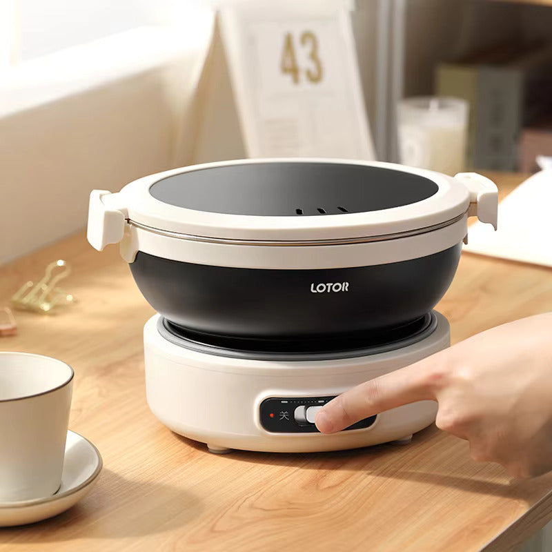 Portable Folded Electric Cooking Pot Electric Cooking Pots - Tophatter Daily Deals