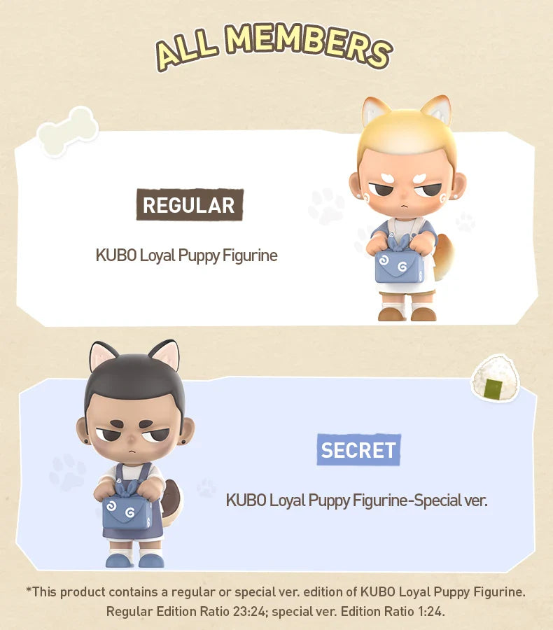 Genuine Pop Mart Kubo Loyal Puppy Figurine Action Figure Animals - Tophatter Daily Deals