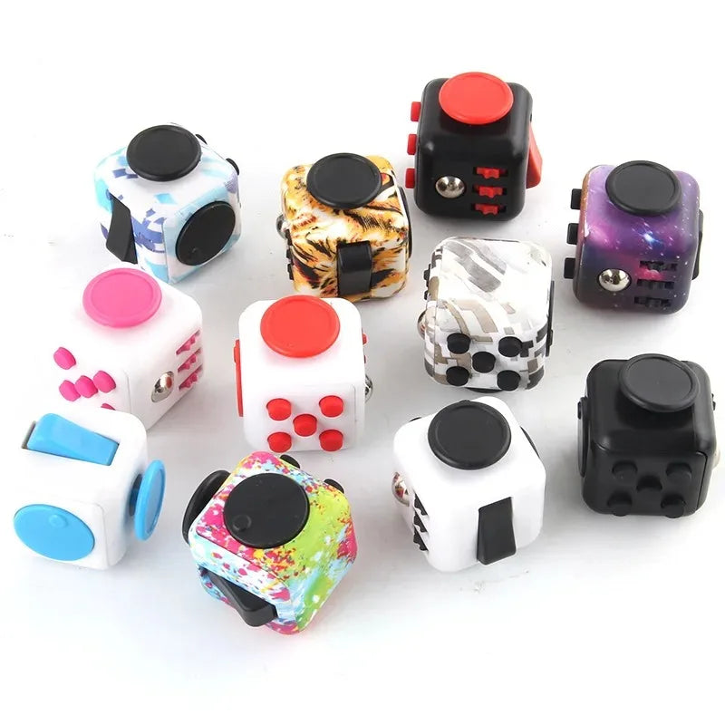 Fidget Cube Stress Relief Toy Sensory Dice For Focus - Tophatter Daily Deals