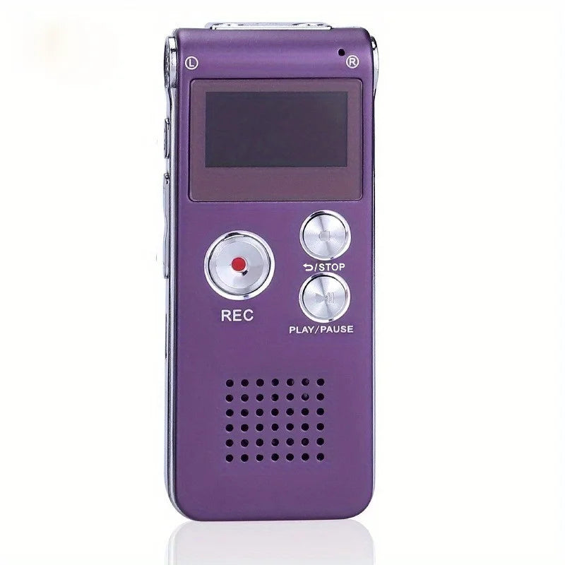 Voice Recorder Voice Activated Mini Recorder for Lectures Purple - Tophatter Daily Deals