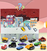 Advent Calendar Car Toys Box Kids 24 Day Christmas Gift - Tophatter Daily Deals