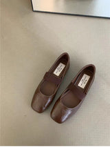 Supportive Women’s Ballet Flats - Square Toe Mary Jane - Tophatter Daily Deals