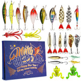 Fishing Advent Calendar 24-Day Christmas Countdown Kit AS Show 4 - Tophatter Daily Deals