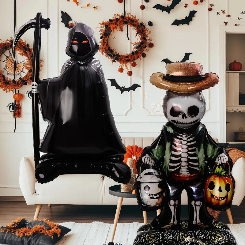 Halloween Balloons Giant Foil Standee Party Decor 2025 - Tophatter Daily Deals