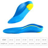 Kids Orthotic Insoles High Arch Support Sports Comfort Plantar Fascia Insole - Tophatter Daily Deals