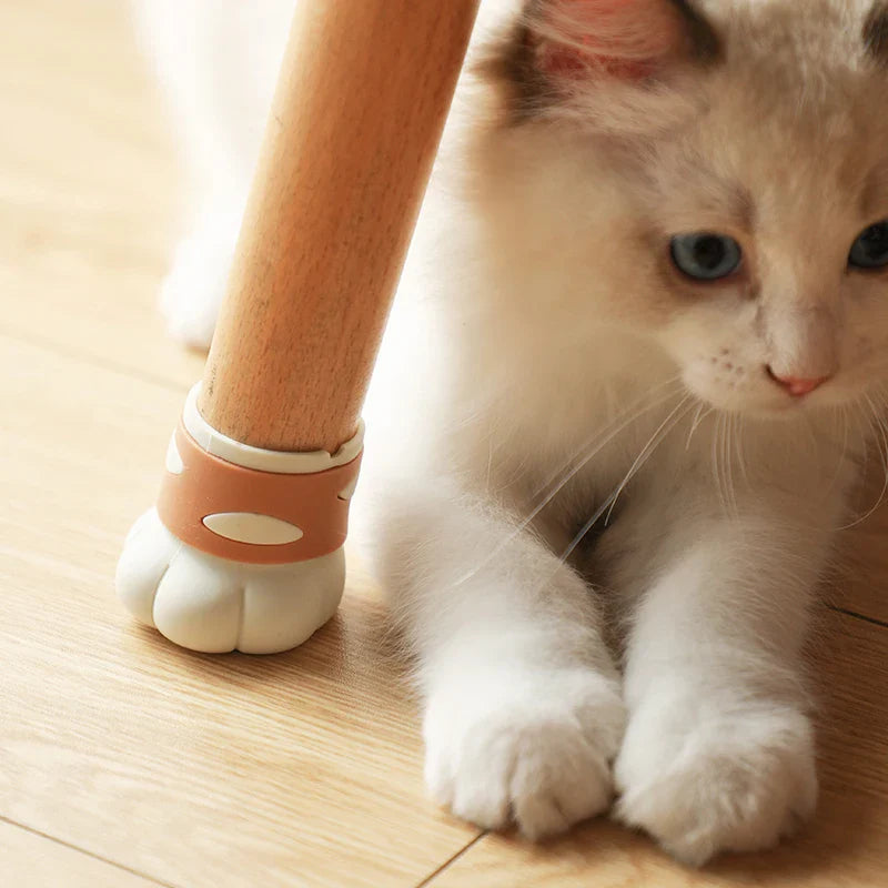 Silicone Chair Leg Caps Cat Claw Foot Pads Home Decor Animals - Tophatter Daily Deals
