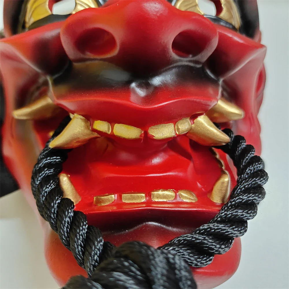 Horror Hannya Mask Resin Demon Cosplay Halloween 2025 - Tophatter Daily Deals
