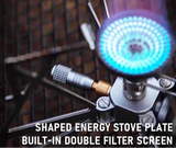 Butterfly Folding Gas Stove Silver Camp Cooking - Tophatter Daily Deals