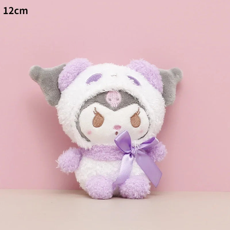 Sanrio Limited Collection Kuromi Cinnamoroll My Melody Plush Toy Kawaii Kuromi (White & Purple Panda) - 12cm 10-15CM Animals - Tophatter Daily Deals