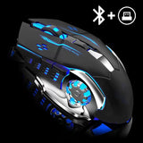 Wireless Rechargeable Gaming Mouse Bluetooth Silent Backlit - Tophatter Daily Deals