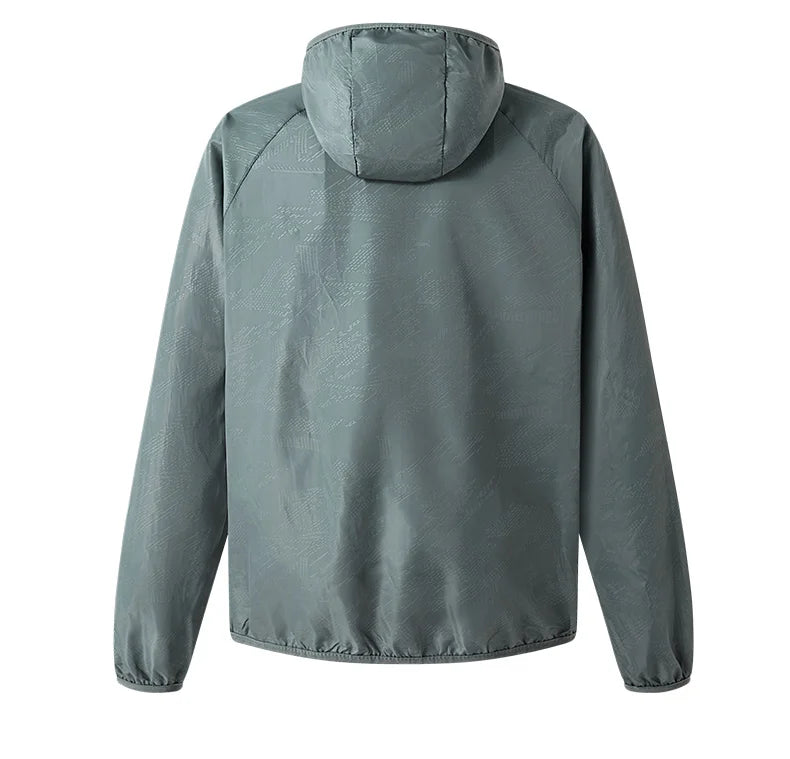 Waterproof Men's Hiking Jacket - Hooded Quick Dry, Polyester - Tophatter Daily Deals