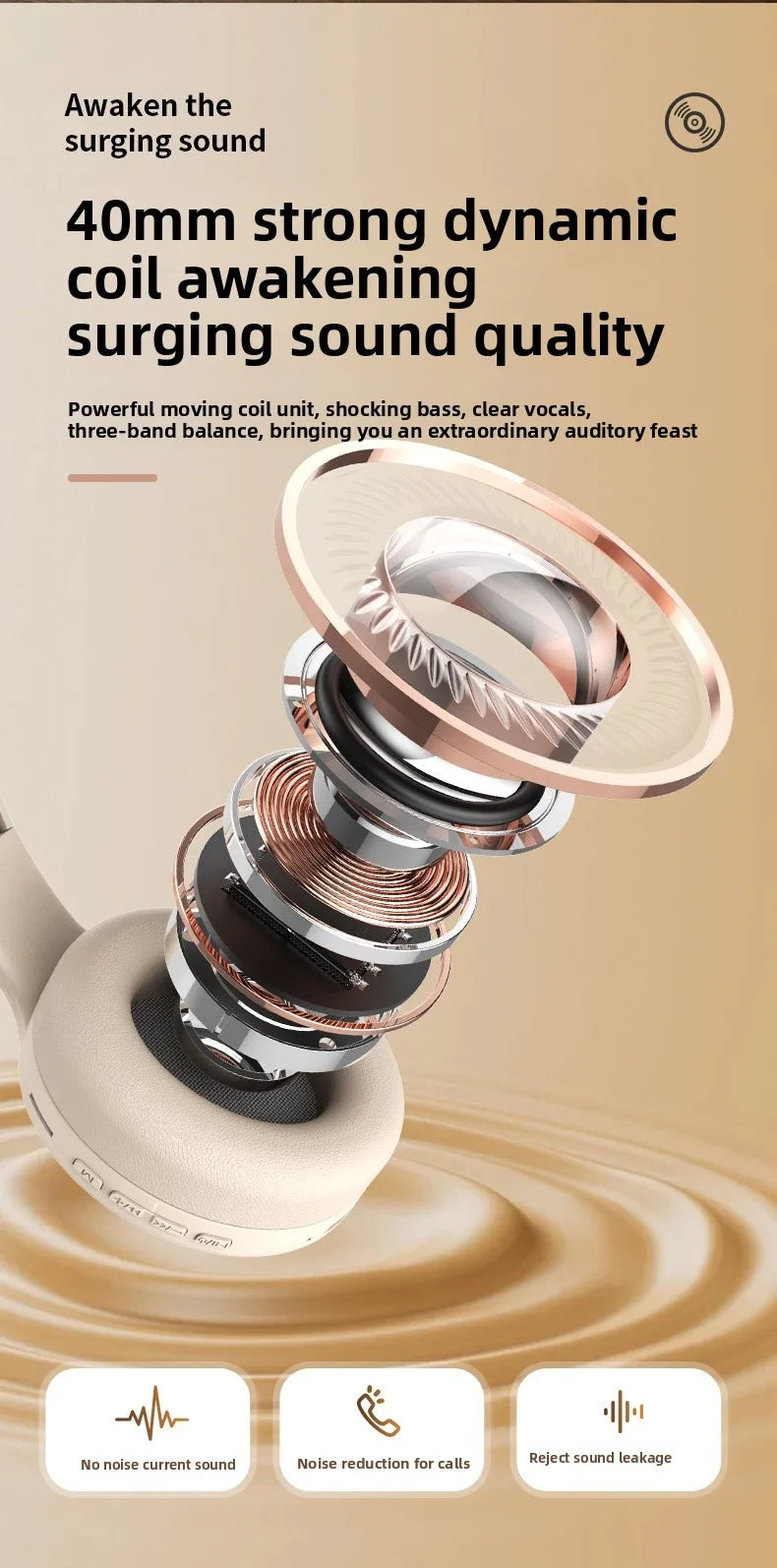 Wireless Bluetooth Headphones Over Ear Noise Cancelling - Tophatter Daily Deals