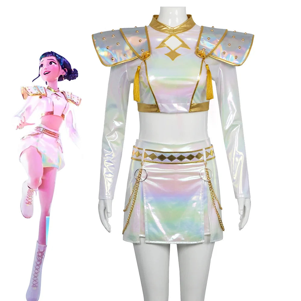 Lightweight Flattering Women Cosplay Set - Holographic PVC - Tophatter Daily Deals