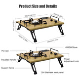 4000W Portable Gas Stove Burner High-Power Khaki Camp Cooking - Tophatter Daily Deals
