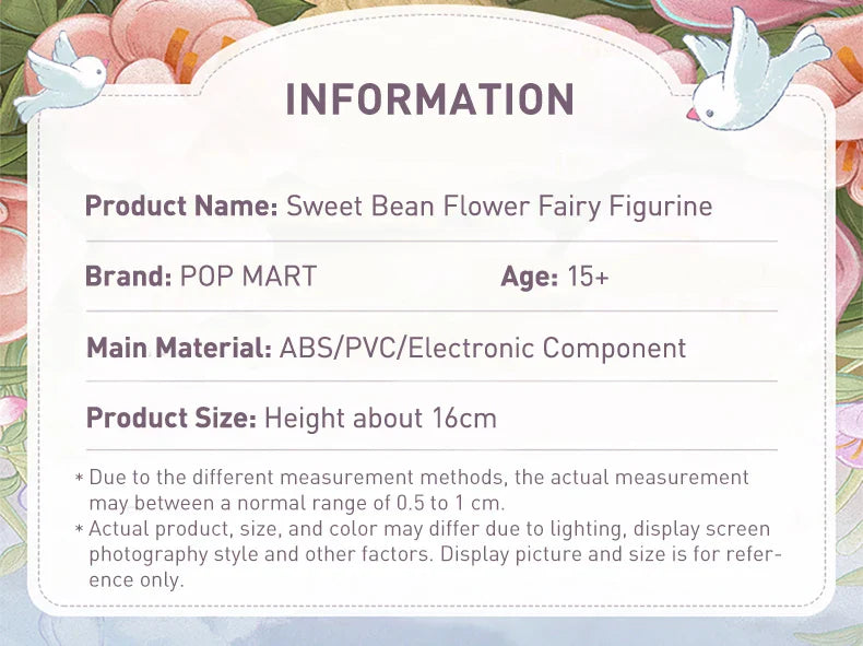 Genuine Pop Mart Sweet Bean Flower Fairy Figurine Mythical - Tophatter Daily Deals