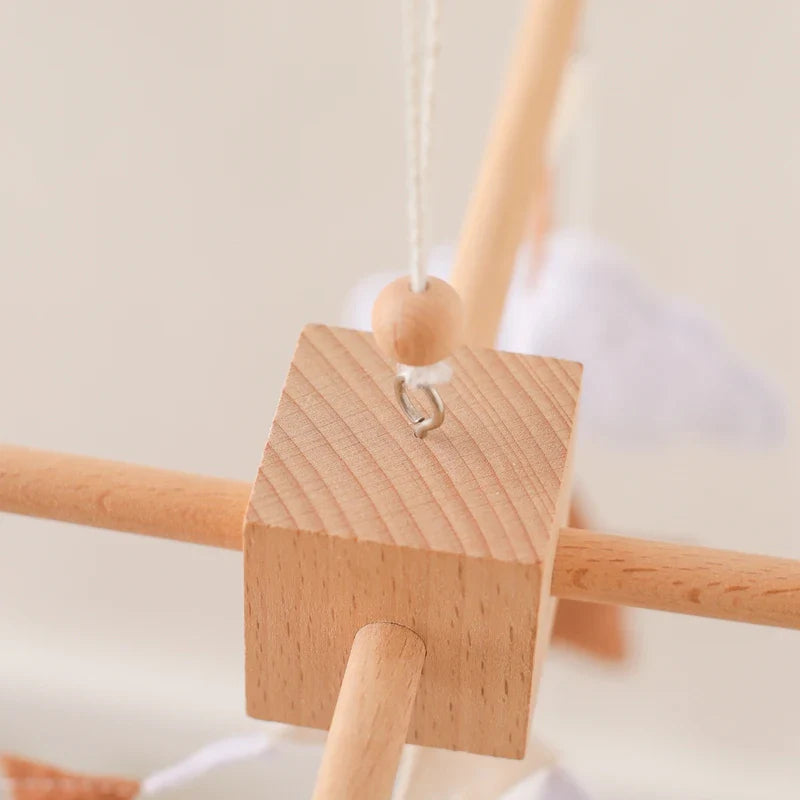 Hot Air Balloon Crib Mobile Newborn Sensory Toys Soothing - Tophatter Daily Deals