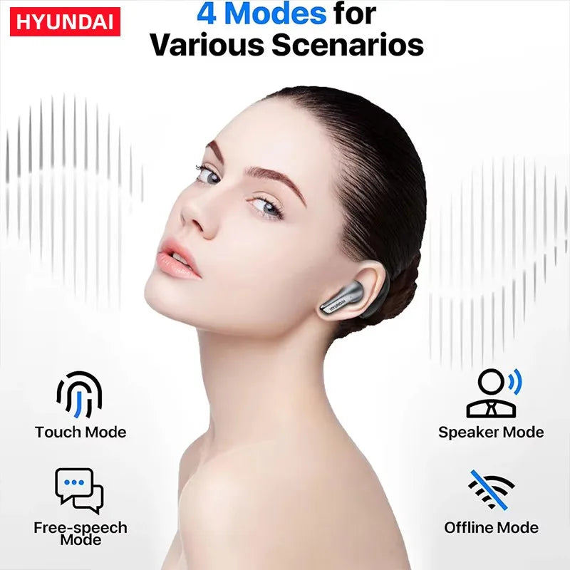 Bluetooth Earbuds AI Translator True Wireless With Mic - Tophatter Daily Deals