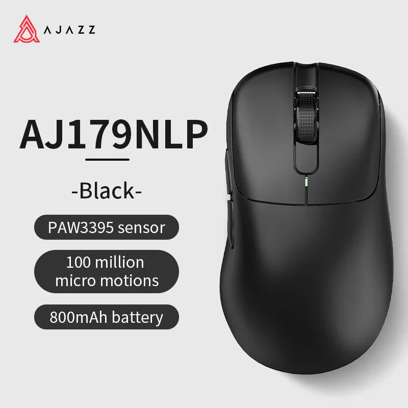 Gaming Mouse Magnetic Charging Ergonomic Lightweight Wireless 179NLP-Black-800mAh - Tophatter Daily Deals