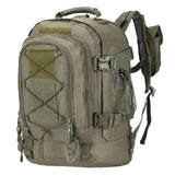 60L Expandable Tactical Backpack Molle Green Backpacks - Tophatter Daily Deals