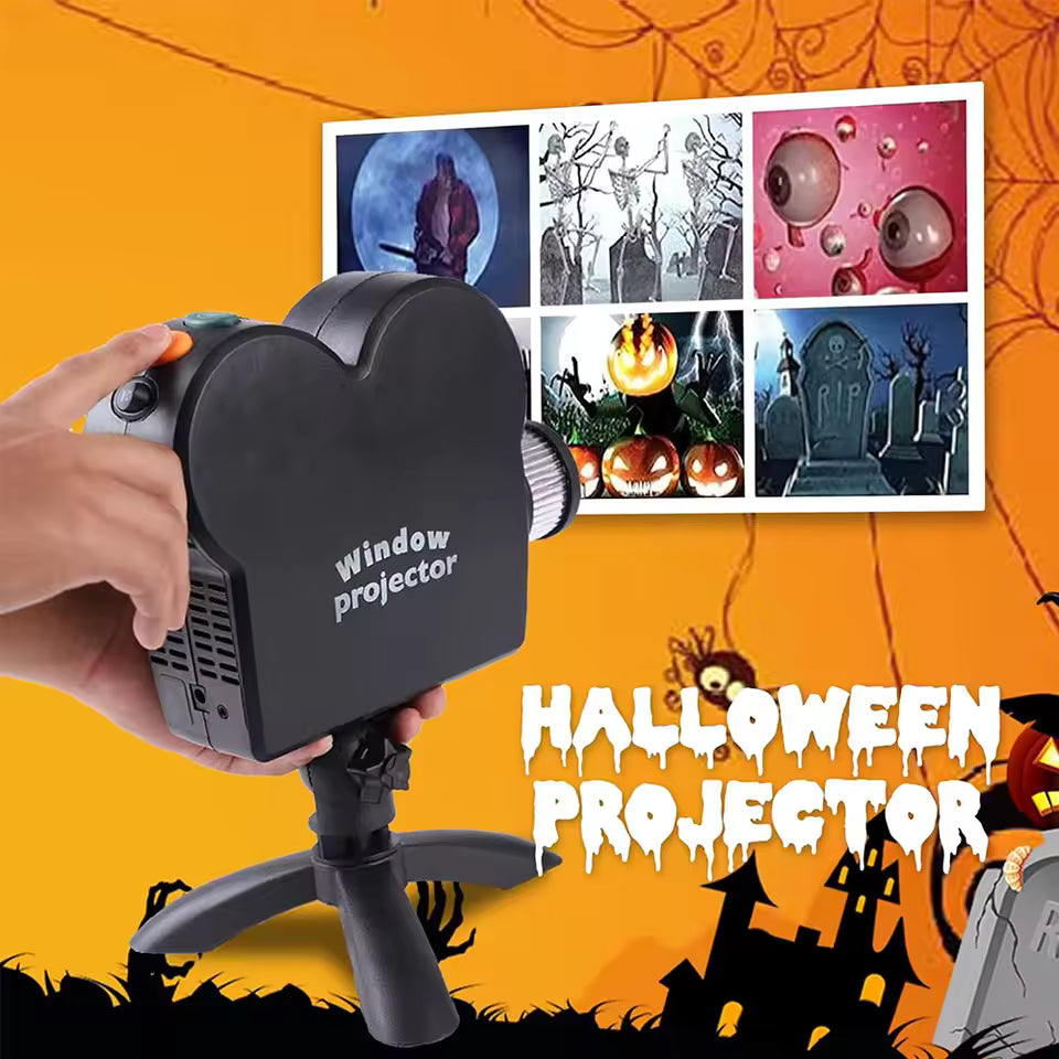 Holiday Window Projector 12 Films Waterproof Party Light - Tophatter Daily Deals