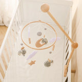 Wooden Felt Animal Crib Mobile With Soothing Calming Music - Tophatter Daily Deals