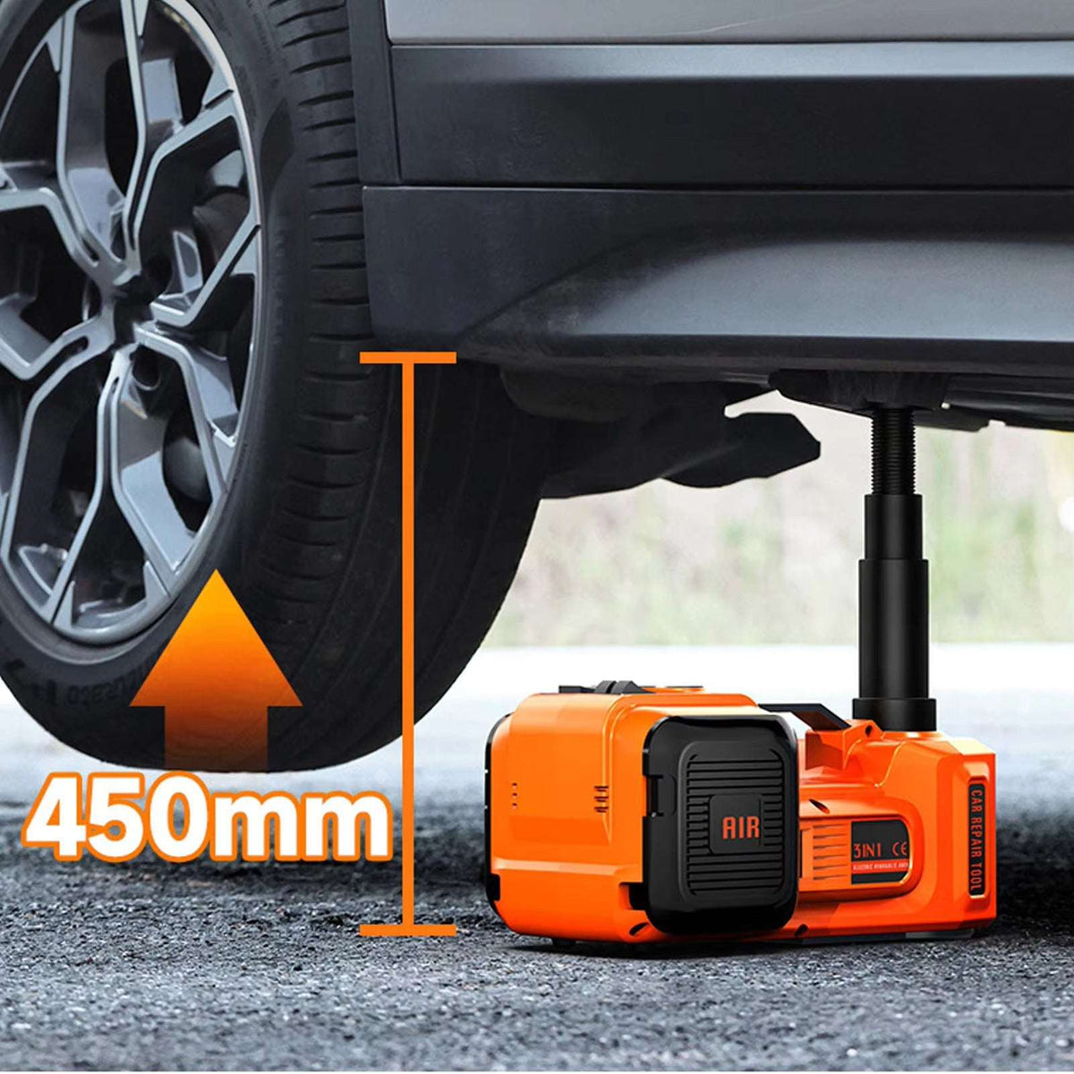 Protable 12V Electric Hydraulic Jack Hydraulic Car Jacks - Tophatter Daily Deals