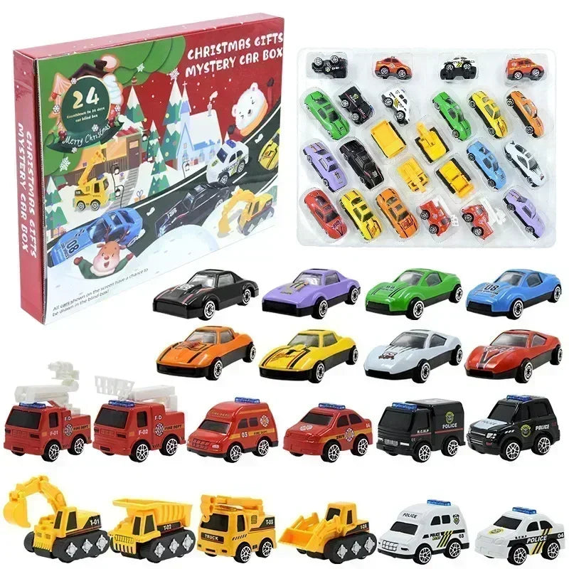Advent Calendar Car Toys Box Kids 24 Day Christmas Gift 1799 - Tophatter Daily Deals