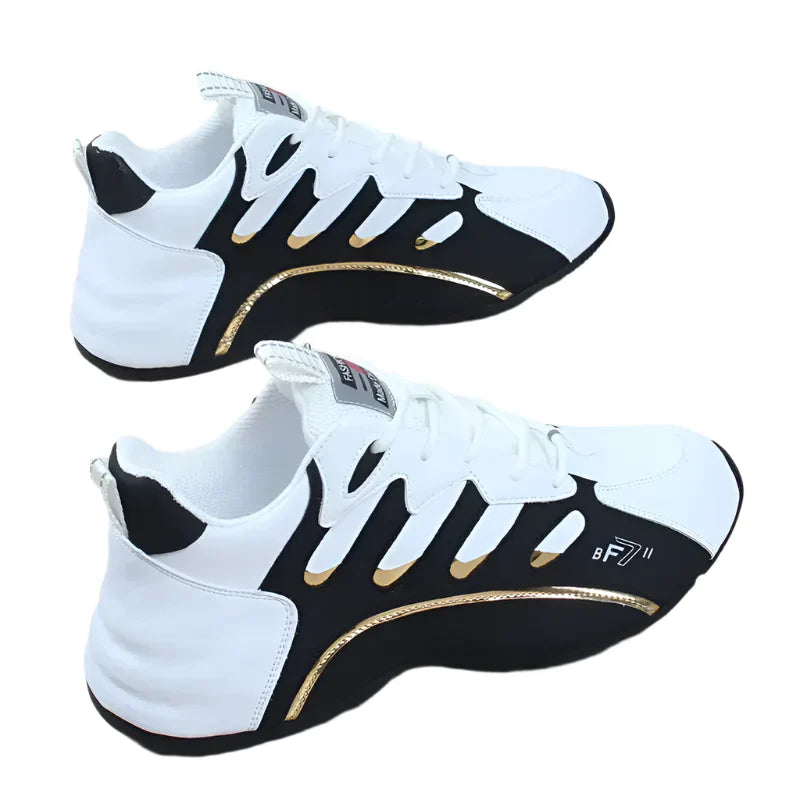 Mens Casual Vulcanized Sneakers Lightweight Breathable Shoes (White) Apparel & Accessories > Shoes > Sneakers - Tophatter Daily Deals