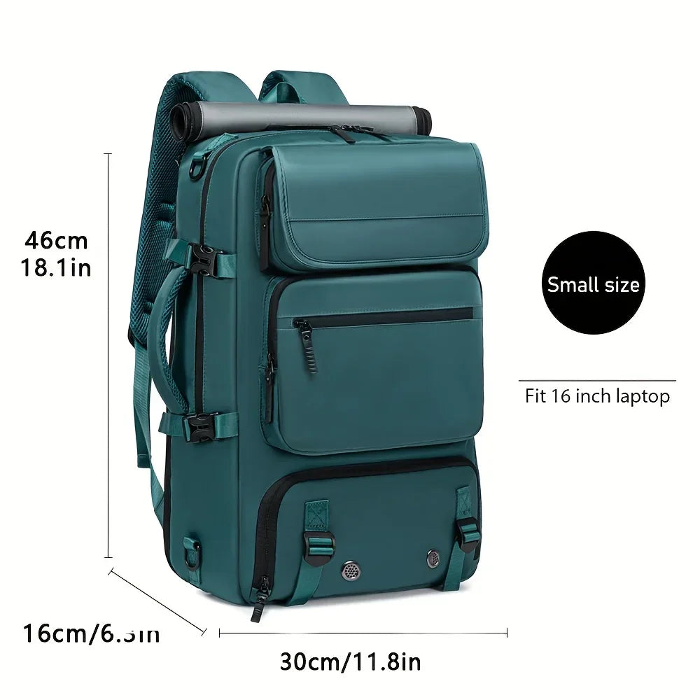 Fashionable 3-in-1 Travel Backpack Handbag Blue Backpacks - Tophatter Daily Deals