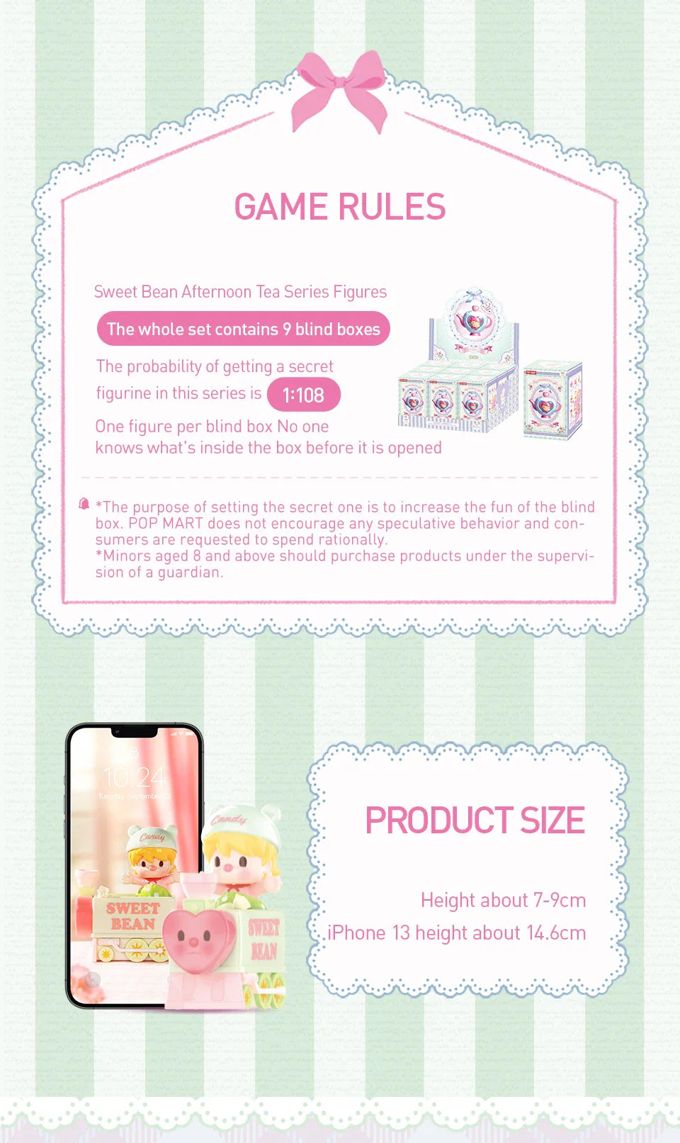 Genuine Pop Mart Sweet Bean Afternoon Tea Series Blind Box Figurine Food - Tophatter Daily Deals