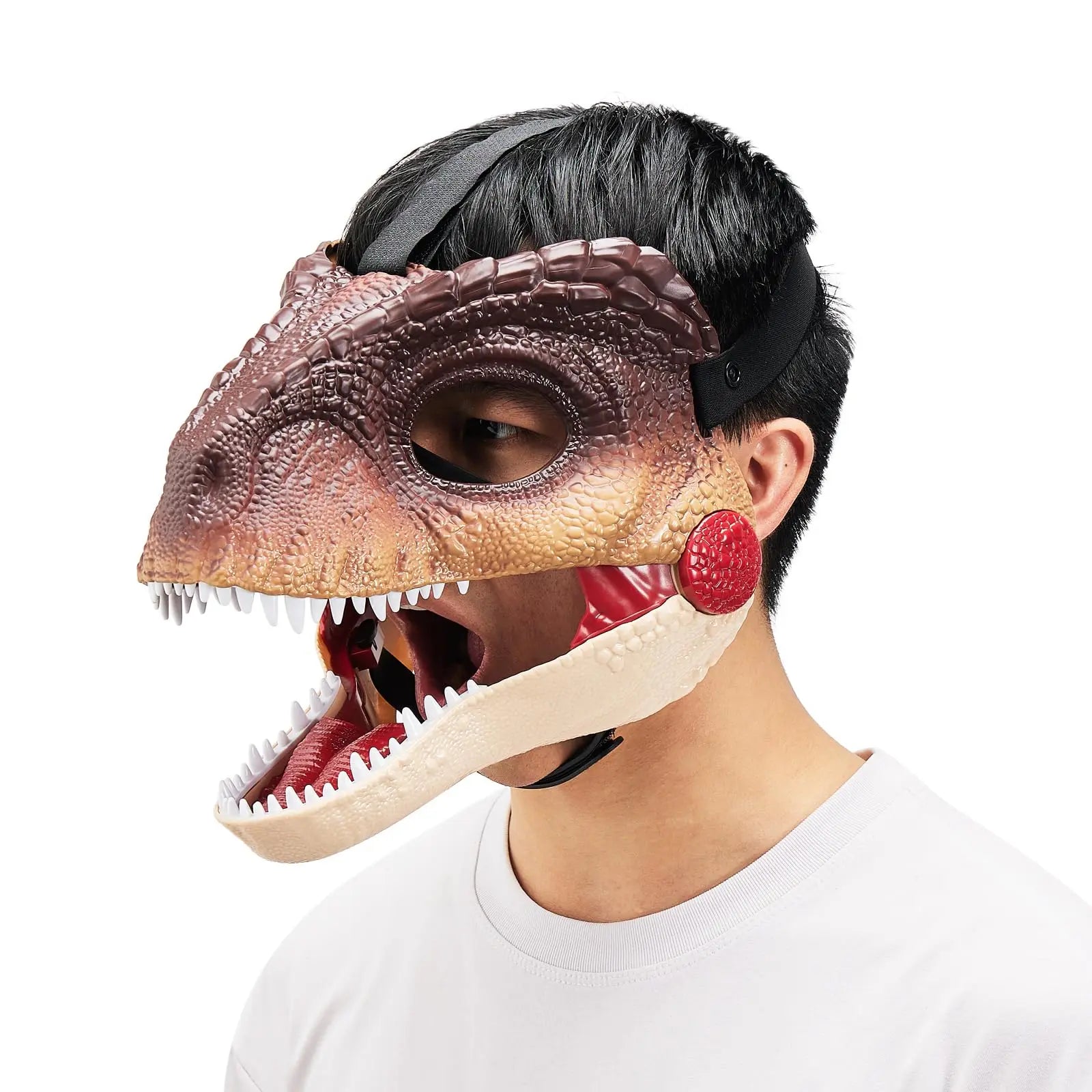 Dinosaur Mask Movable Jaw Cosplay Prop Halloween 2025 - Tophatter Daily Deals