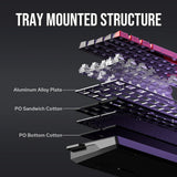 Mechanical 60 Percent Hot Swap Keyboard Aluminum RGB Hall - Tophatter Daily Deals