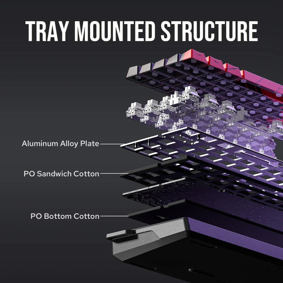 Mechanical 60 Percent Hot Swap Keyboard Aluminum RGB Hall - Tophatter Daily Deals