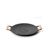 Outdoor BBQ Grill Pan Non-Stick Black Camp Cooking - Tophatter Daily Deals