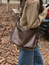 Soft Versatile Womens Hobo Bag - Slouchy, Faux Leather - Tophatter Daily Deals