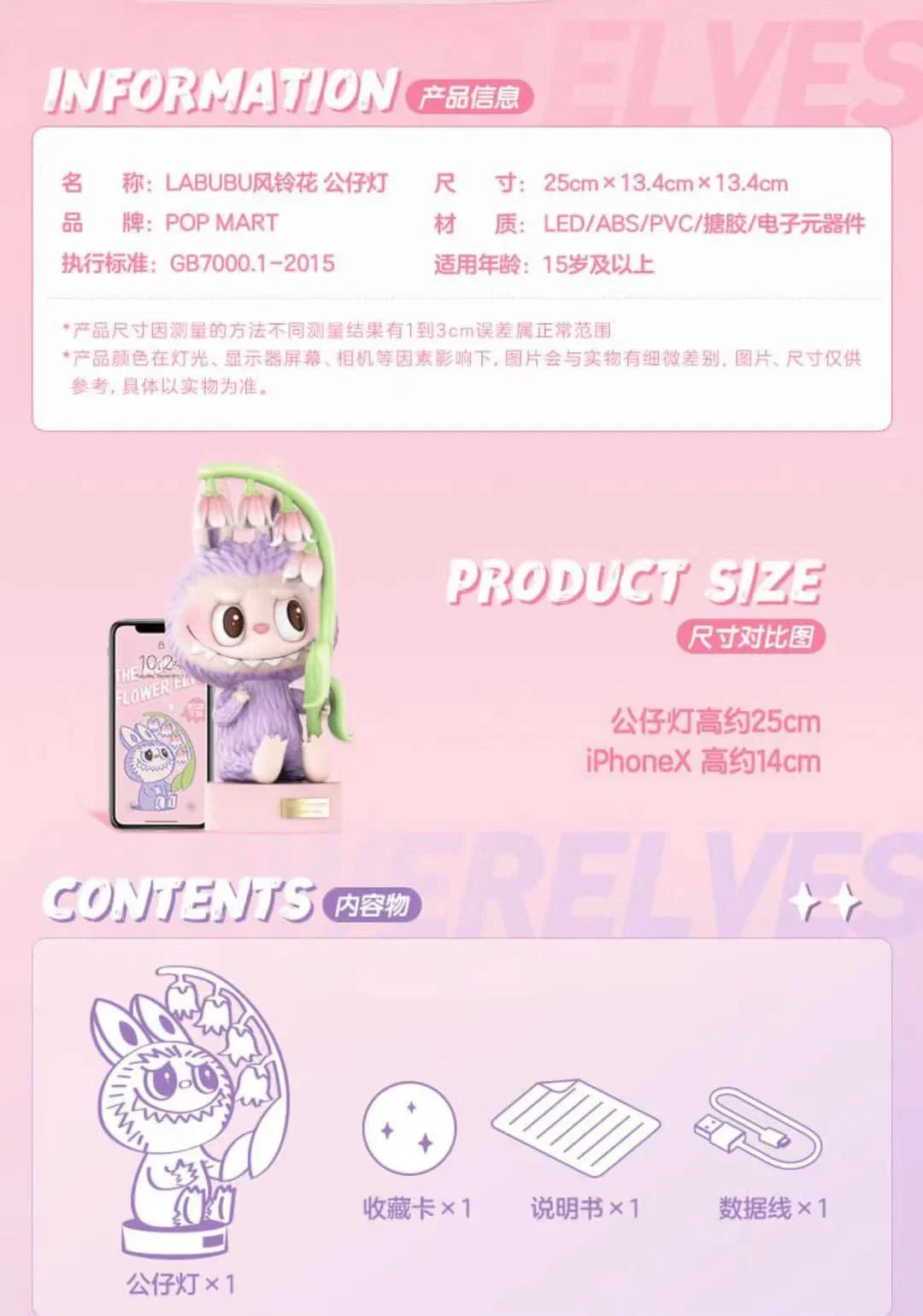 Genuine Pop Mart The Monsters Labubu Lamp Figurine Mythical - Tophatter Daily Deals