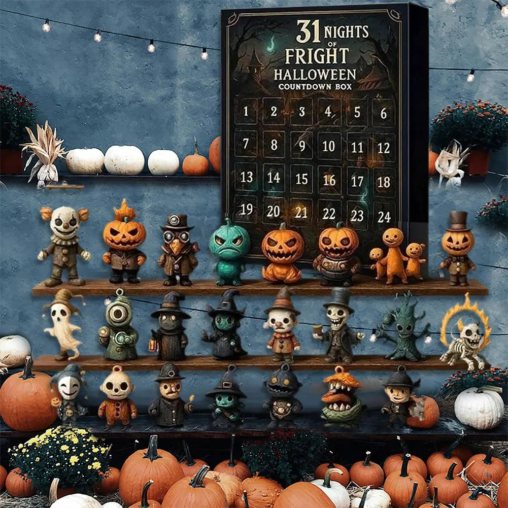 Halloween Advent Calendar 31 Days Collectible Figurines 2025 - Tophatter Daily Deals
