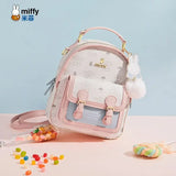Miffy PU Leather Backpack Pink Animals - Tophatter Daily Deals