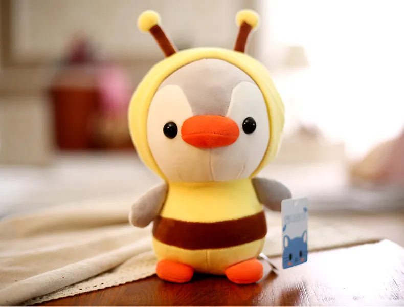 Kawaii Plush Toy Penguin Dinosaur Frog Unicorn Bee Stuffed Animal Animals - Tophatter Daily Deals