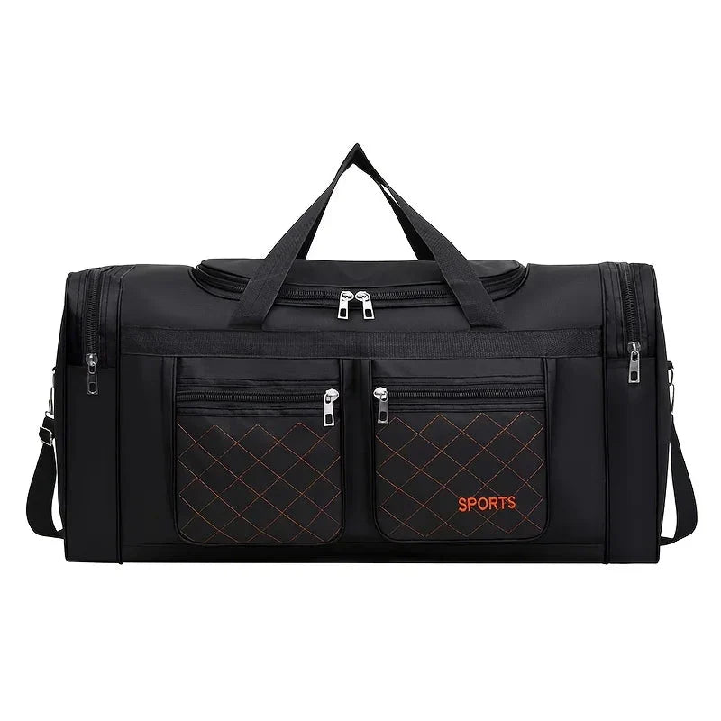 Travel Duffel Bag with Compartments for Short Trips Luggage & Bags > Duffel Bags > Gym Duffel Bags - Tophatter Daily Deals