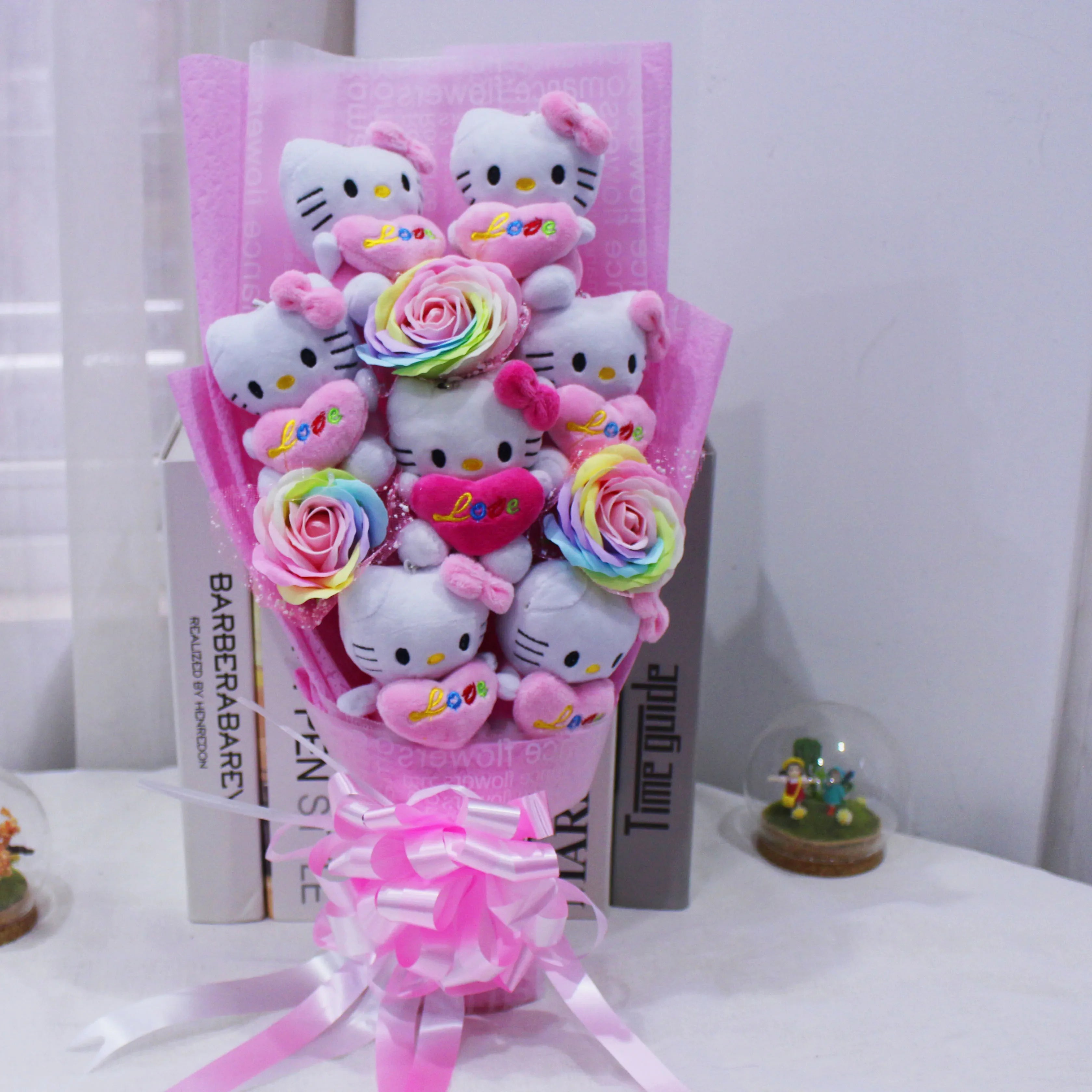Sanrio Hello Kitty Plush Toy Bouquet Flowers - Tophatter Daily Deals