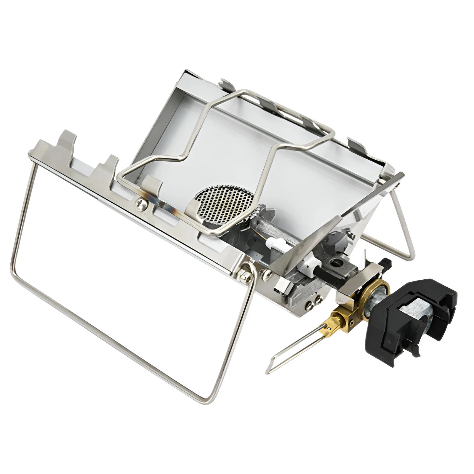 Camping Foldable Cartridge Stove Silver Camp Cooking - Tophatter Daily Deals
