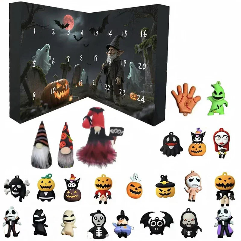 Halloween Gnome Advent Calendar Countdown With 24 Gnomes 2025 B - Tophatter Daily Deals