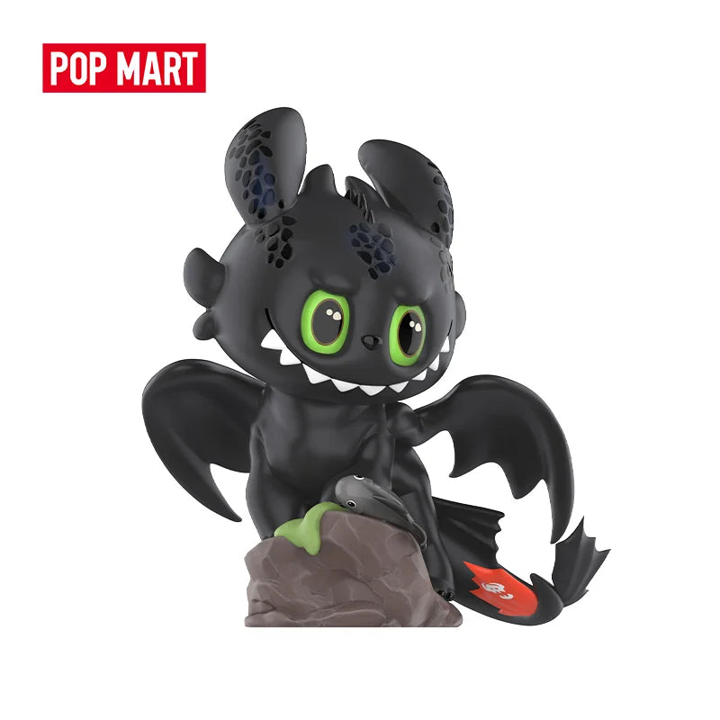 Genuine Pop Mart The Monsters Labubu - How to Train Your Dragon 200% Figurine Toothless Light Fury Mythical - Tophatter Daily Deals