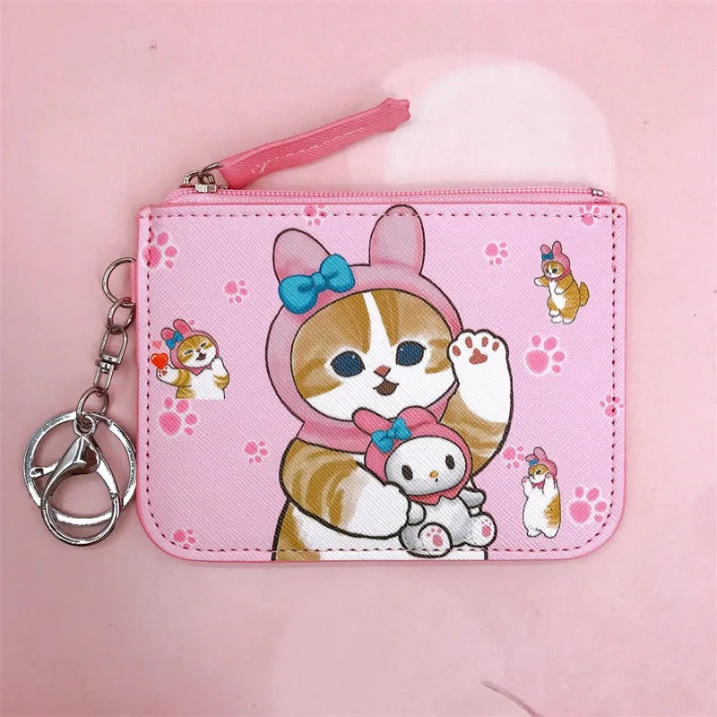 Mofusand x Sanrio Card Holder Coin Purse Keyring My Melody Animals - Tophatter Daily Deals