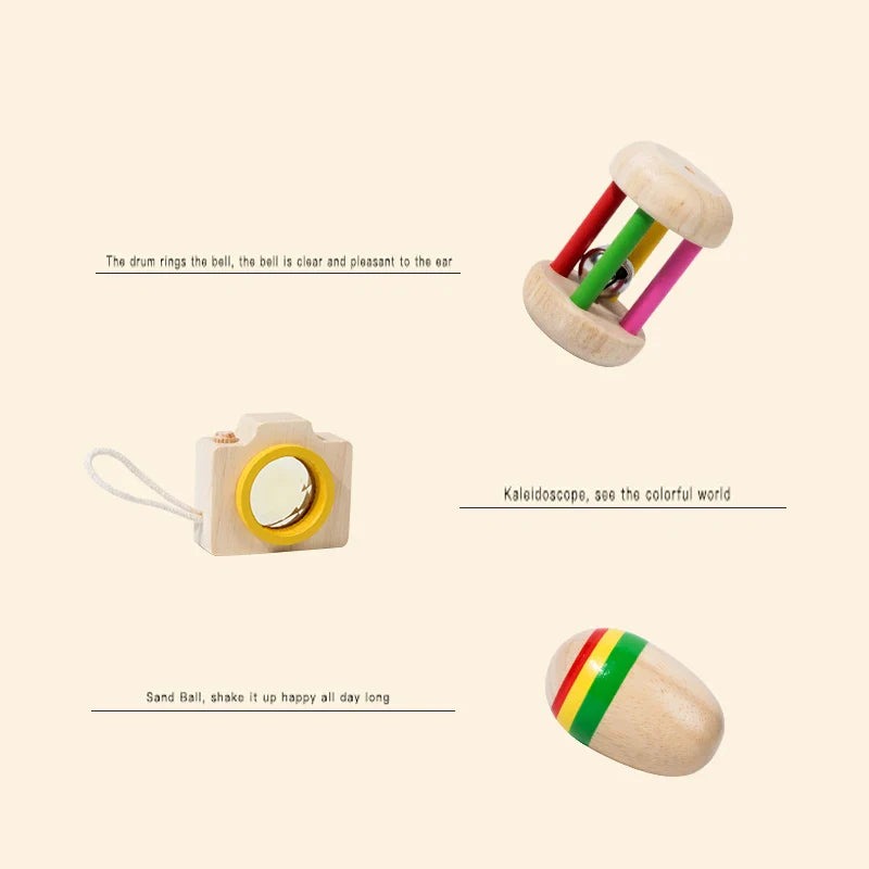 Musical Rattle Set With Xylophone Newborn Sensory Toys - Tophatter Daily Deals
